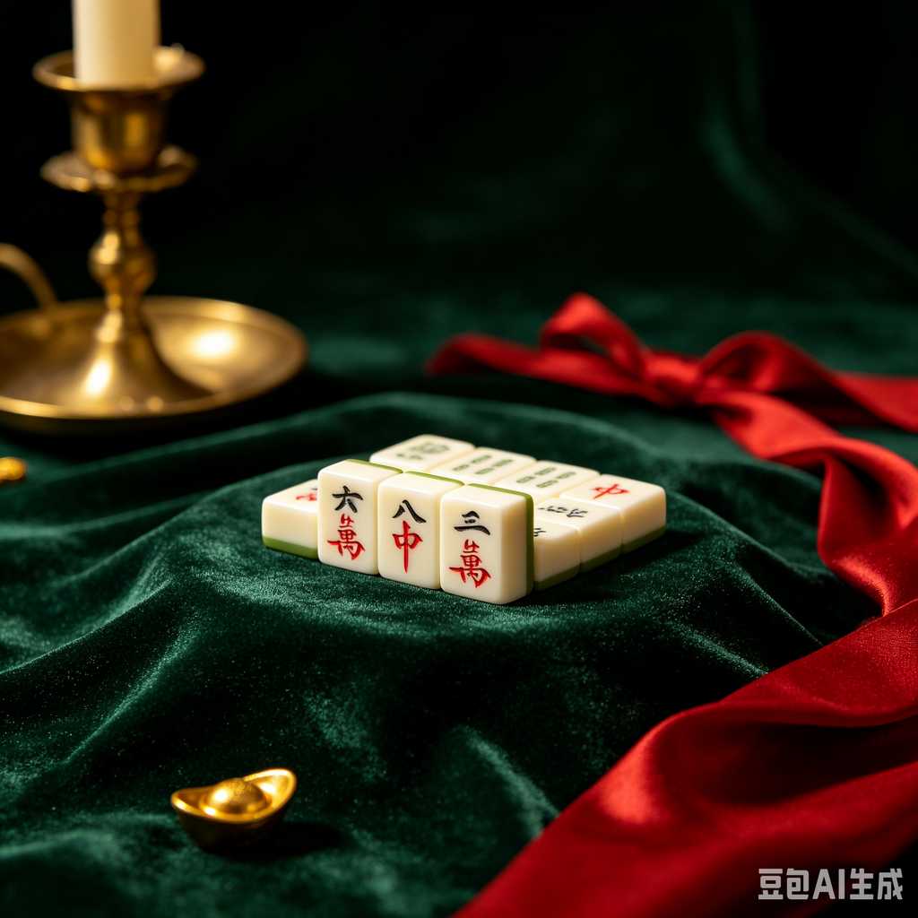 vintage style mahjong set